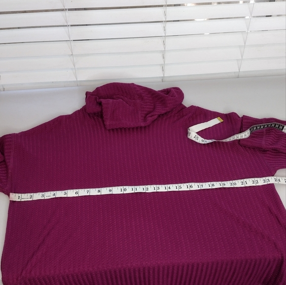 Chaser Women's Waffle Knit Hooded Pullover Long Sleeve Sweater - Picture 9 of 13